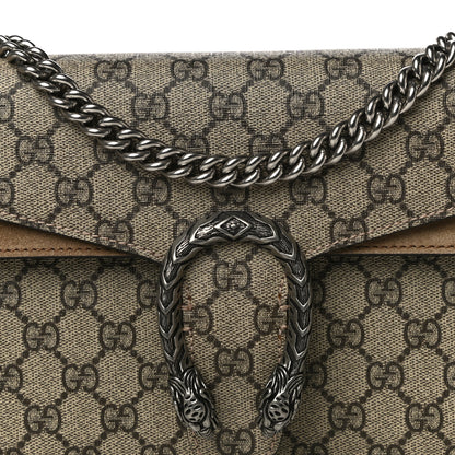 Gucci GG Supreme Monogram Small Dionysus Shoulder Bag Taupe 8 of 15