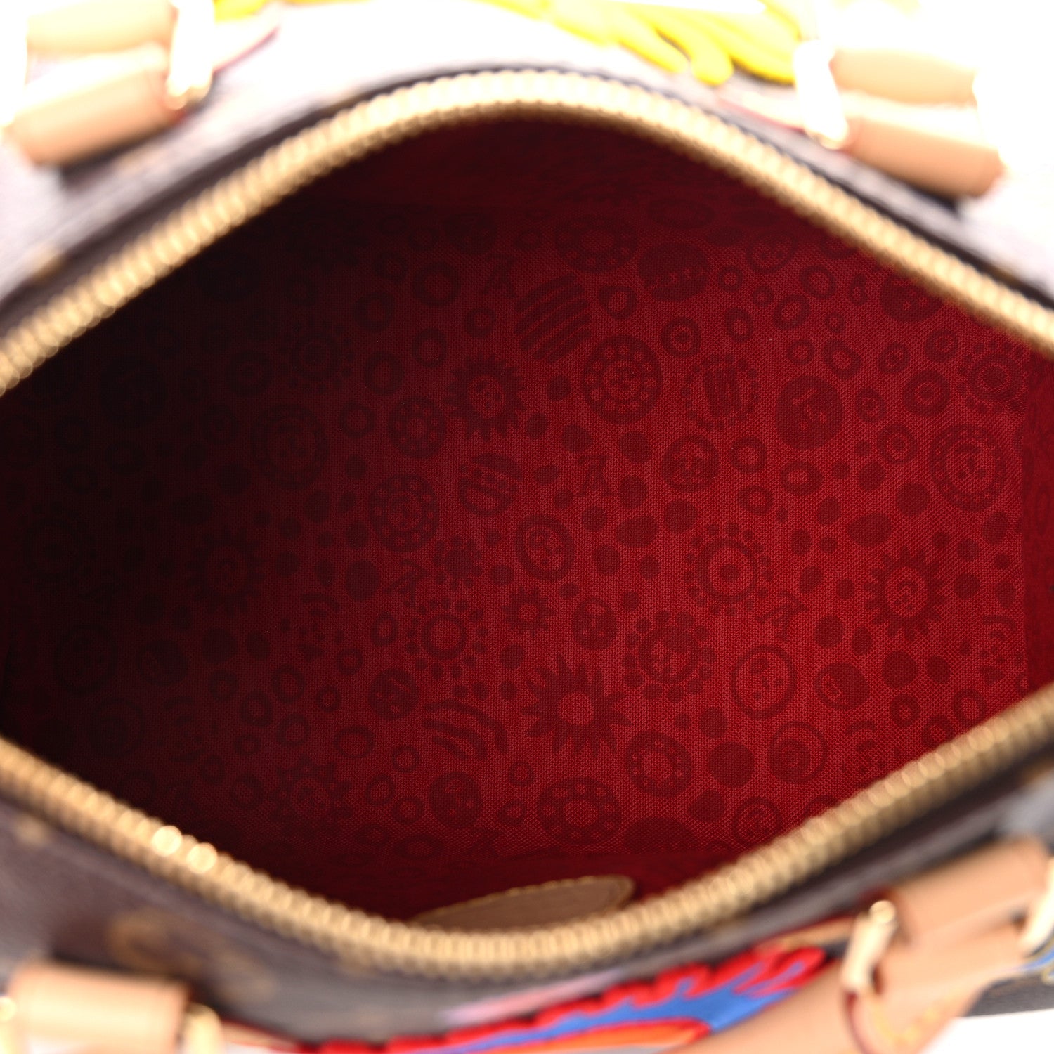 Louis Vuitton LV X YK Monogram Embroidered My Eternal Soul Speedy Bandouliere 25 Multicolor 5 of 11