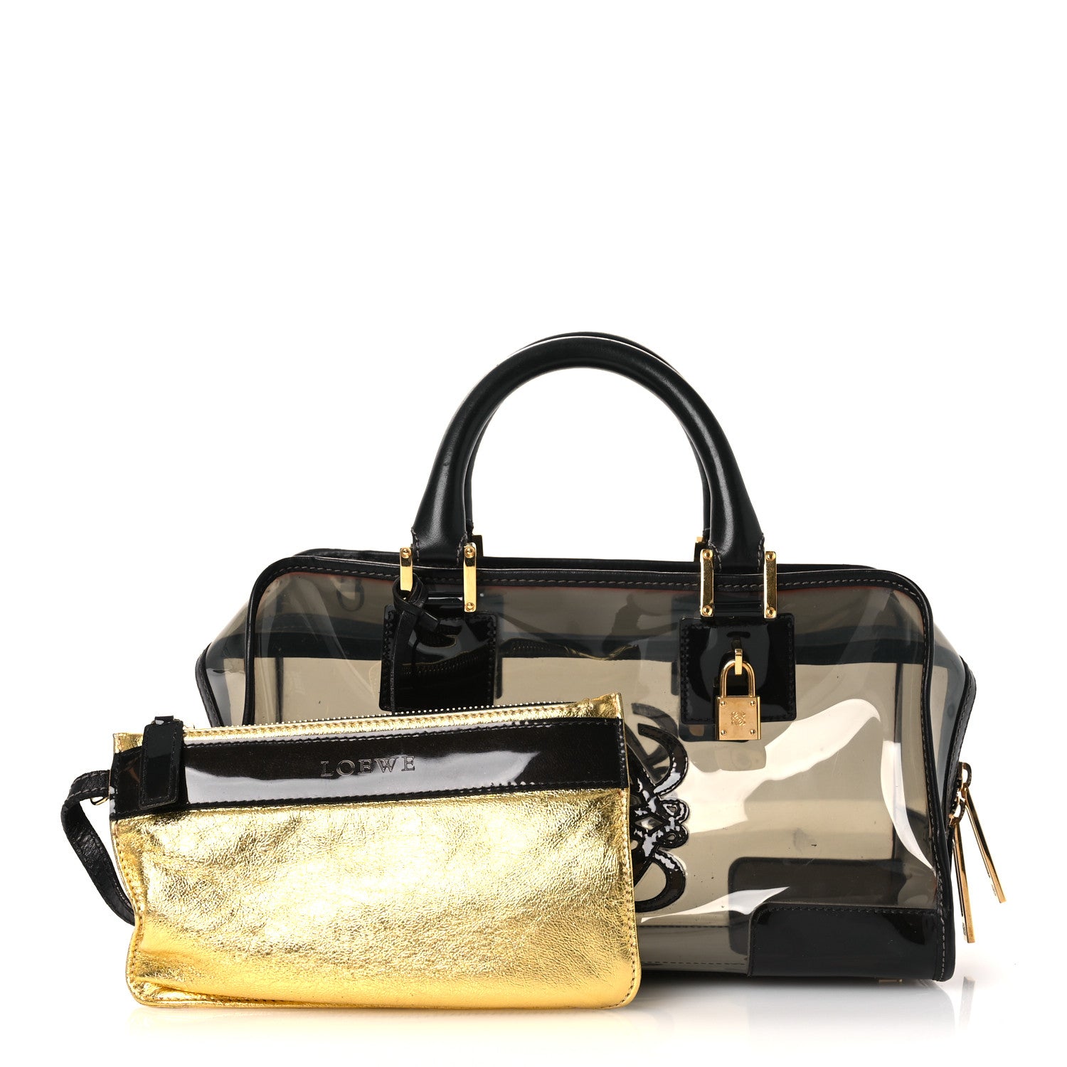 Loewe PVC Calfskin Amazona 28 Black 3 of 18