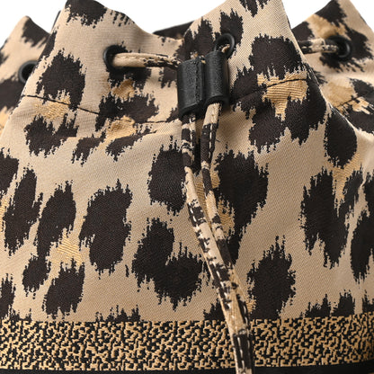 Christian Dior Canvas Mizza Embroidered Leopard DiorTravel Pouch Beige 8 of 11