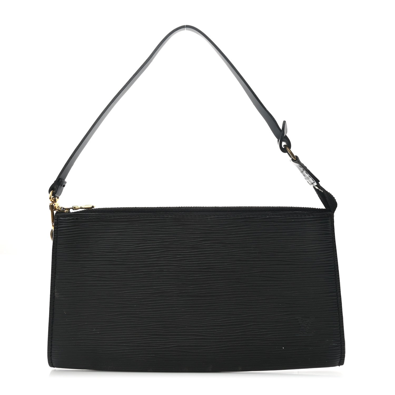 Louis Vuitton Epi Pochette Accessories 24 Black 1 of 7