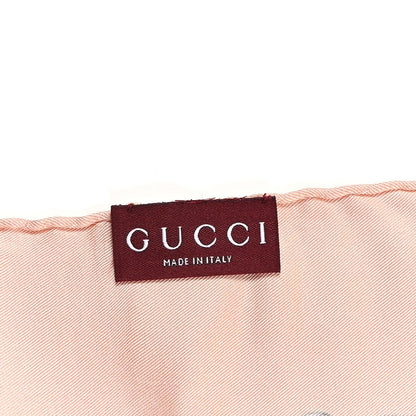 Gucci Silk Twill New Herbarium Square Scarf Roseate 4 of 4