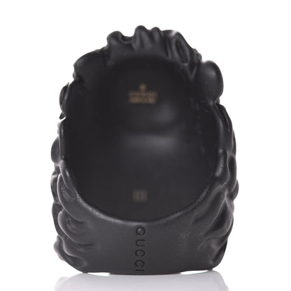 Gucci Glass Pearl Lion Head Ring 5.5 Black Pink 4 of 6