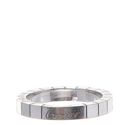 Cartier 18K White Gold Lanieres Ring 52 6 1 of 4
