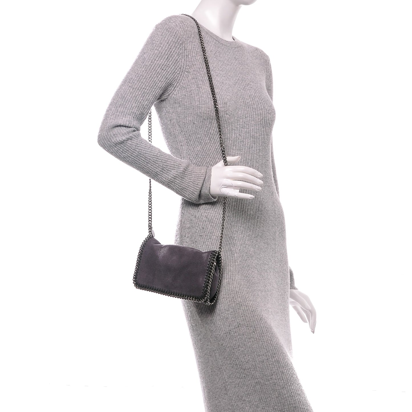 Shaggy Deer Falabella Crossbody Bag Bark