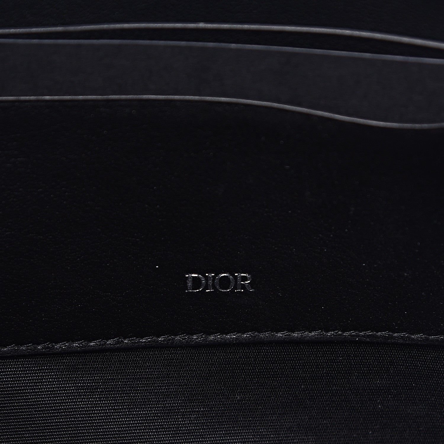 Christian Dior Oblique Pouch Clutch Blue 7 of 8