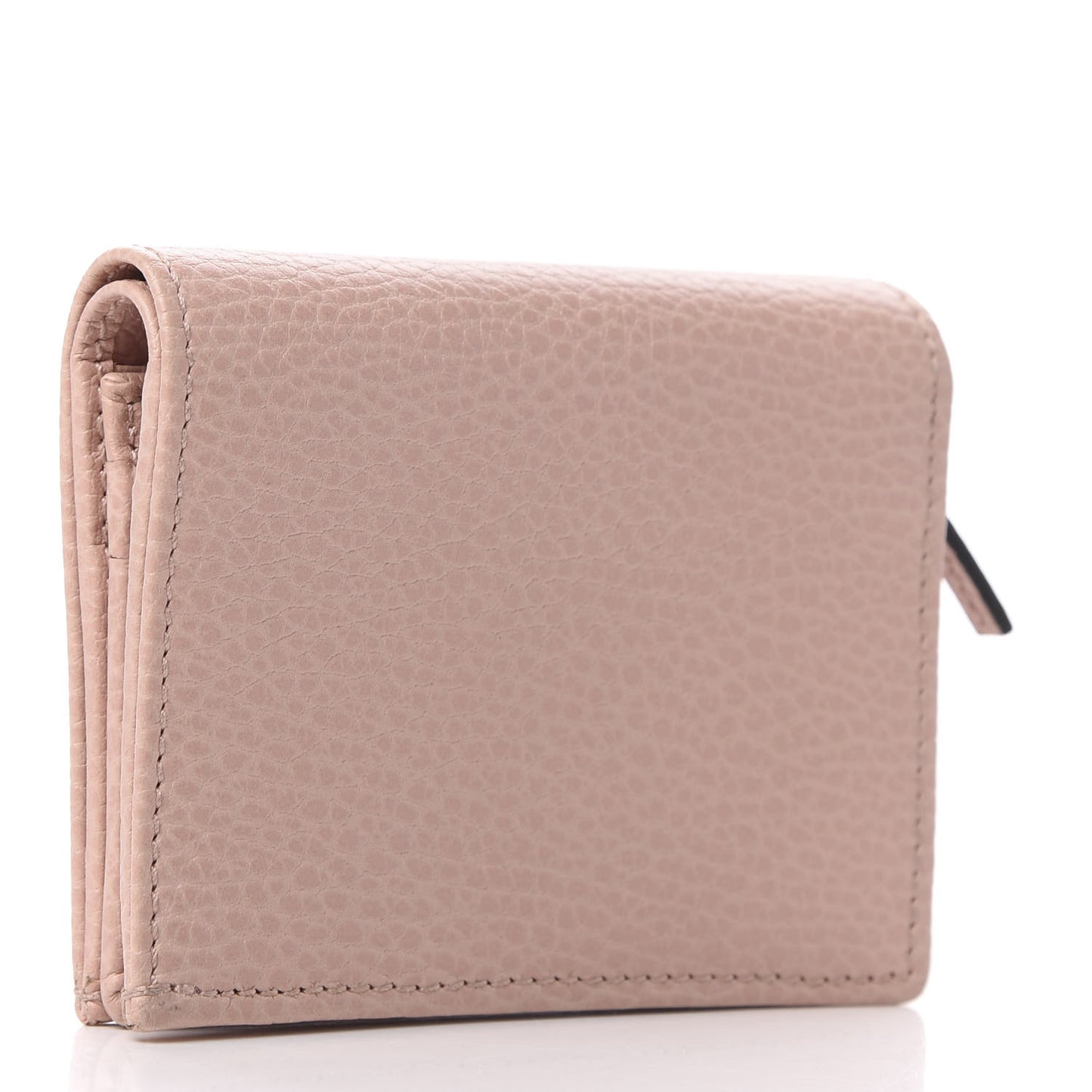 Dollar Calfskin GG Marmont Card Case Perfect Pink