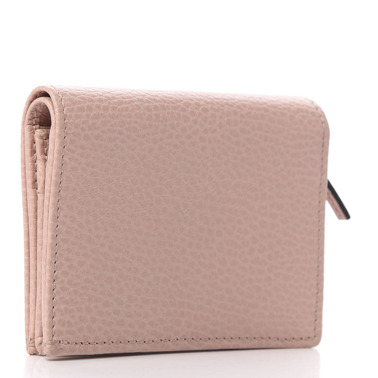 Gucci Dollar Calfskin GG Marmont Card Case Perfect Pink 3 of 8
