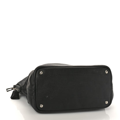 Prada Vitello Daino Tote Black 4 of 10