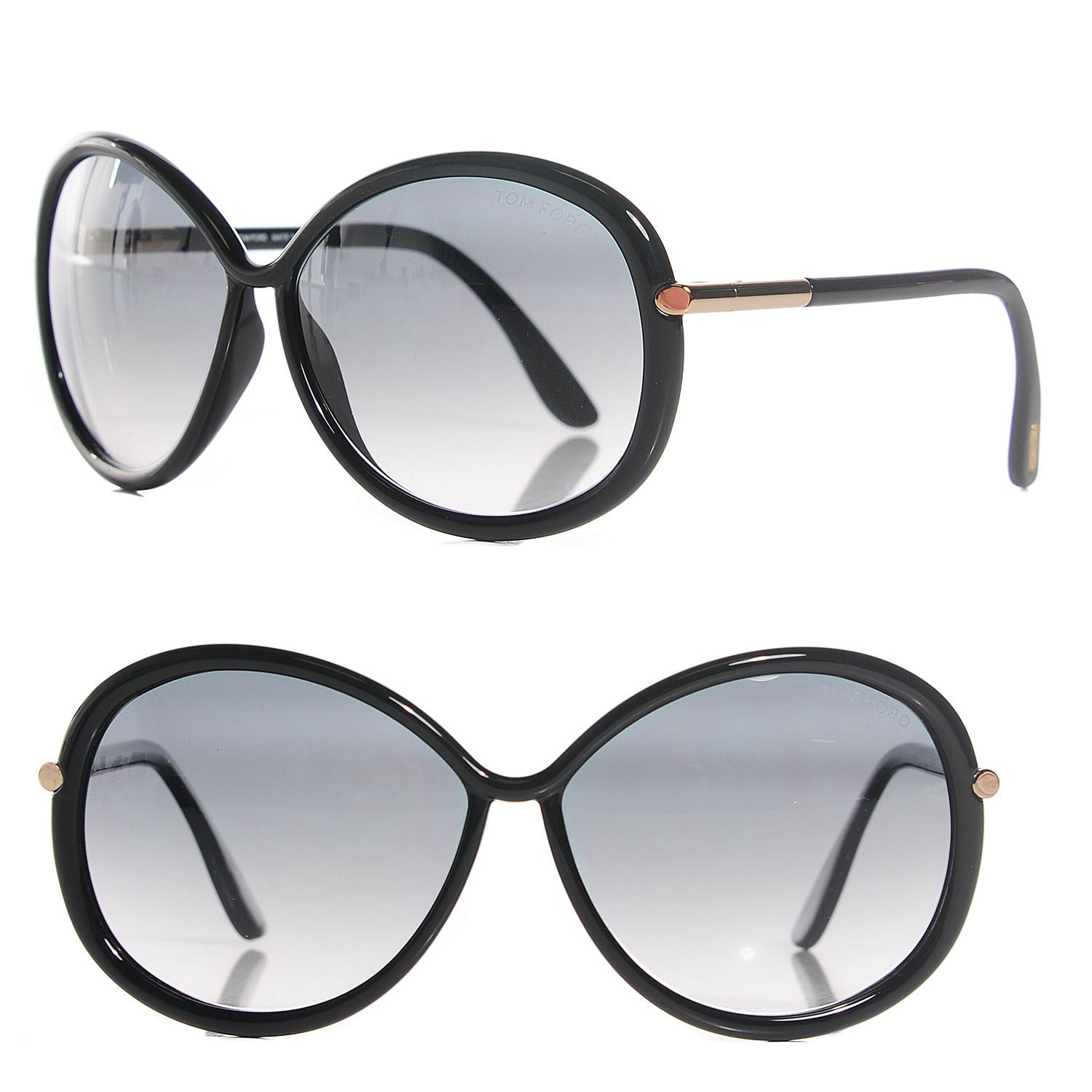 Tom Ford Clothhilde Sunglasses TF162 Black 8 of 14