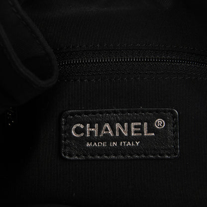 Chanel Vinyl Large Stretch Spirit Cabas Black 6 of 7