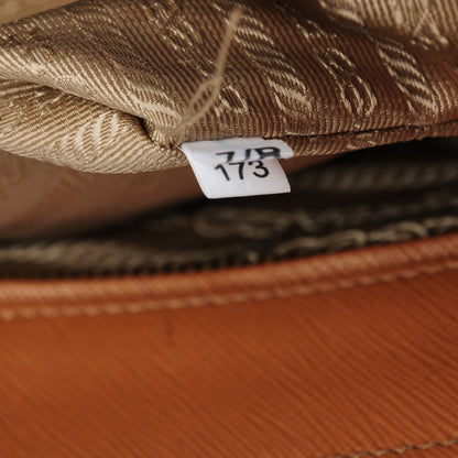 Prada Saffiano Large Galleria Double Zip Tote Caramel 9 of 9