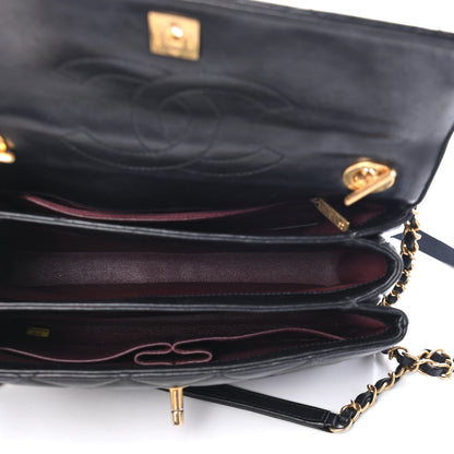 Chanel Lambskin Quilted Small Trendy CC Dual Handle Flap Bag Black 4 of 4