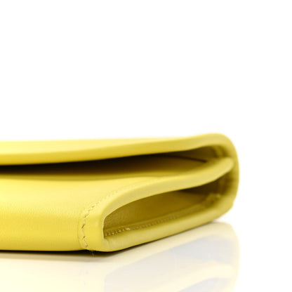 Hermes Swift Jige Duo Clutch Lime 6 of 10