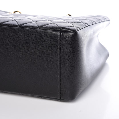 Chanel Caviar Quilted Grand Shopping Tote GST Black 9 of 10