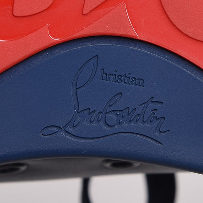 Christian Louboutin Mens Calfskin Louis Flat Sneakers 43.5 Blue 6 of 8