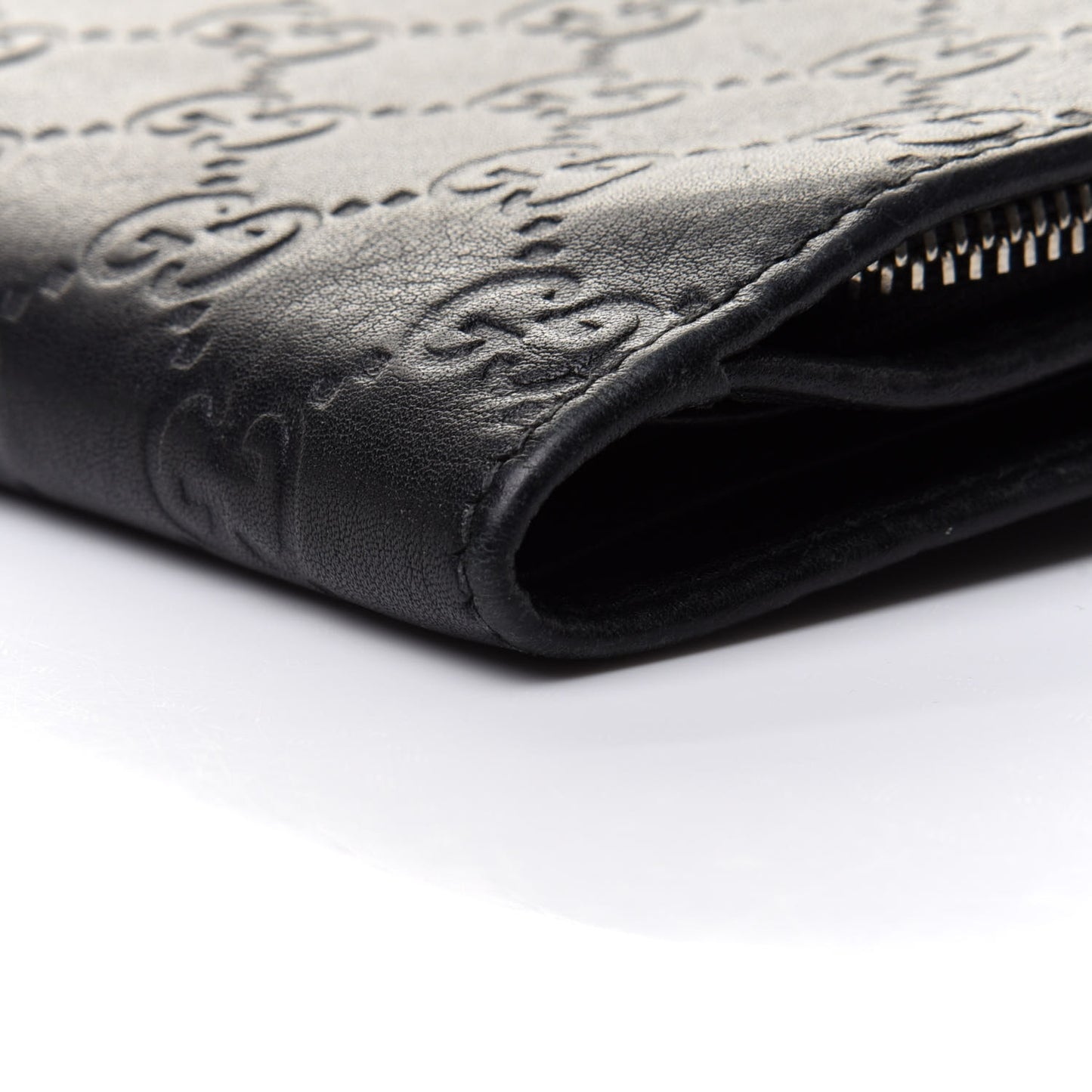 Guccissima Twins French Wallet Black