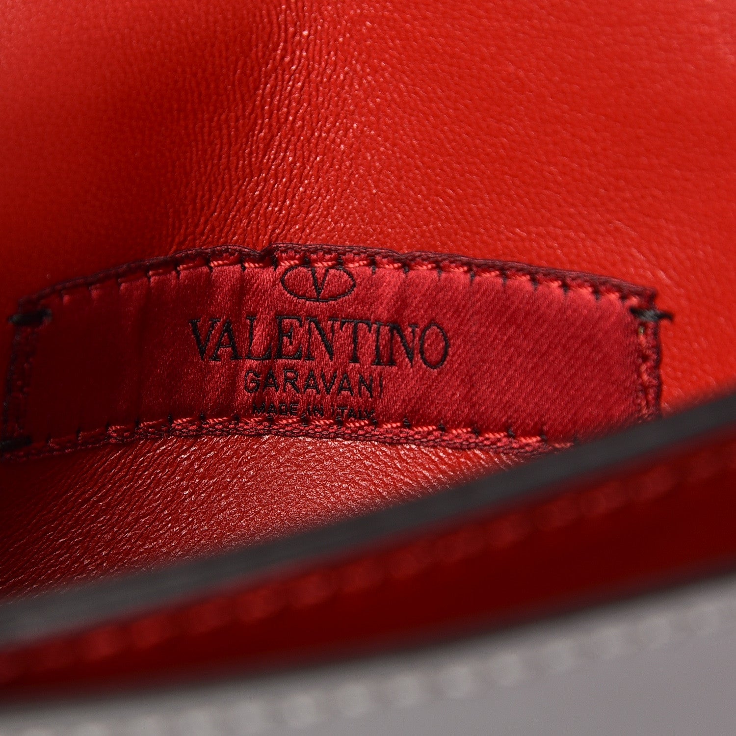 Valentino Garavani Nappa Small Rockstud Wristlet Clutch Light Stone 6 of 8