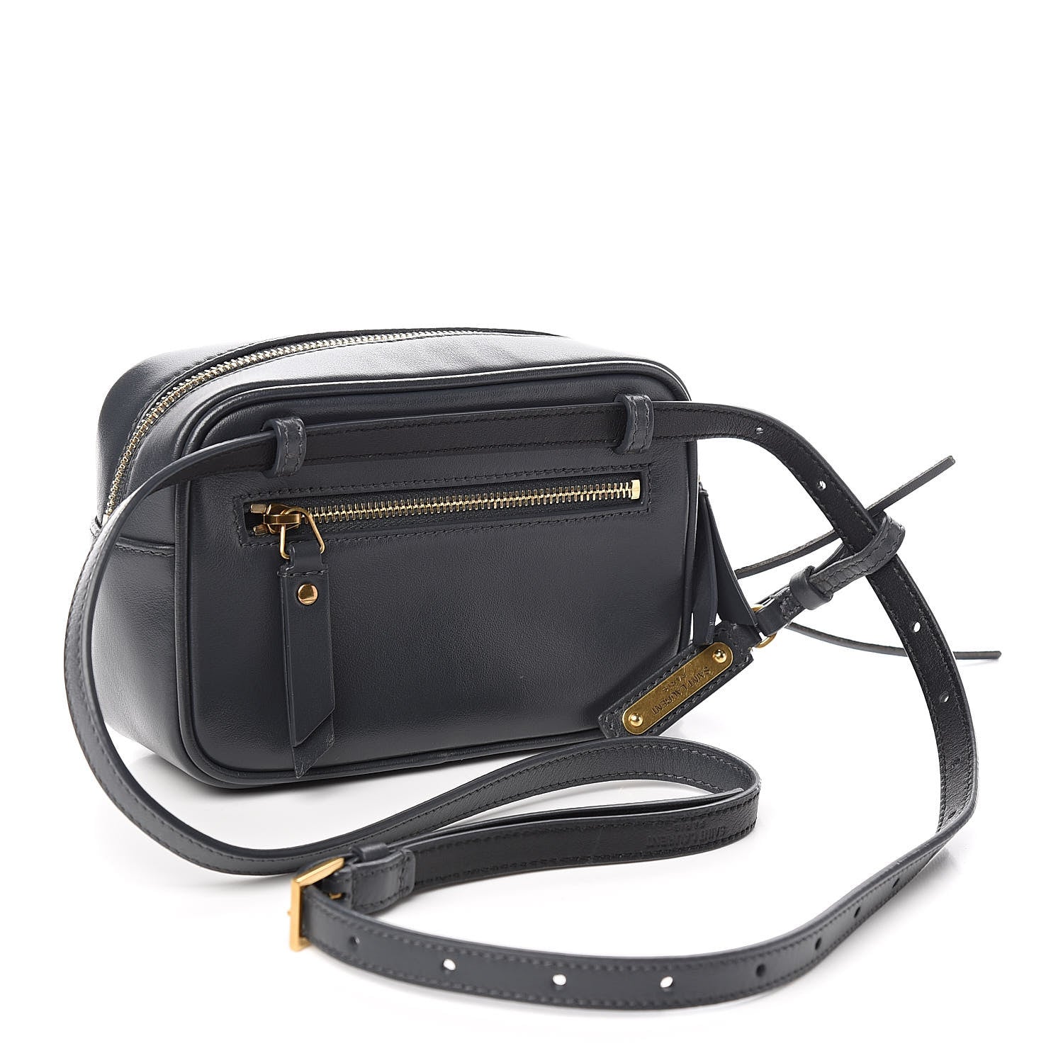 Saint Laurent Calfskin Matelasse Monogram Lou Belt Bag Dark Smog 3 of 11