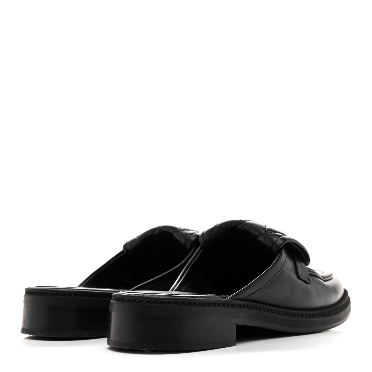 Chanel Lambskin Quilted CC Turnlock Mules 37 Black 5 of 11