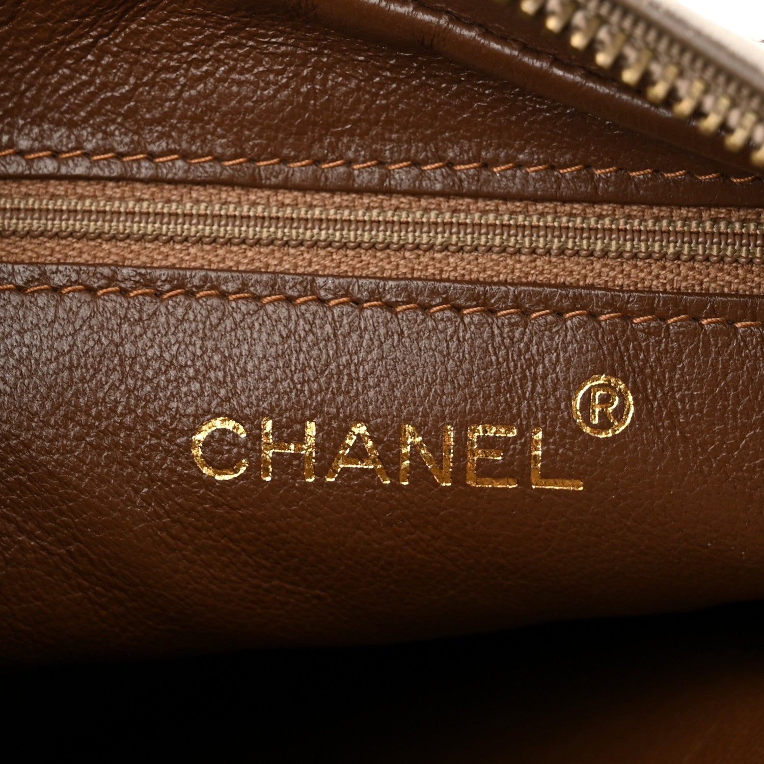 Chanel Lambskin Quilted Tassel Camera Case Brown 6 of 12