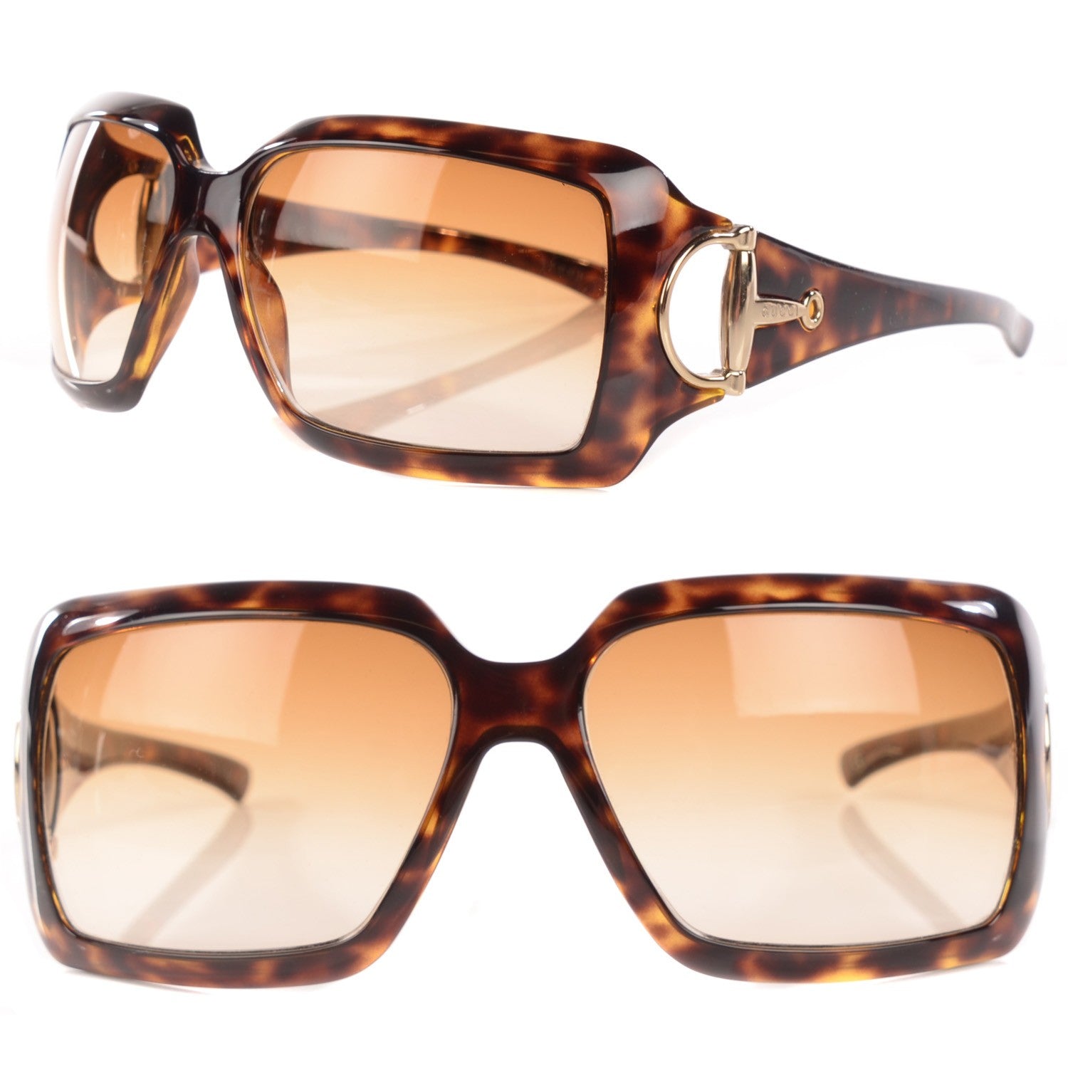 Gucci Horsebit Sunglasses 2562/S Tortoise 1 of 5