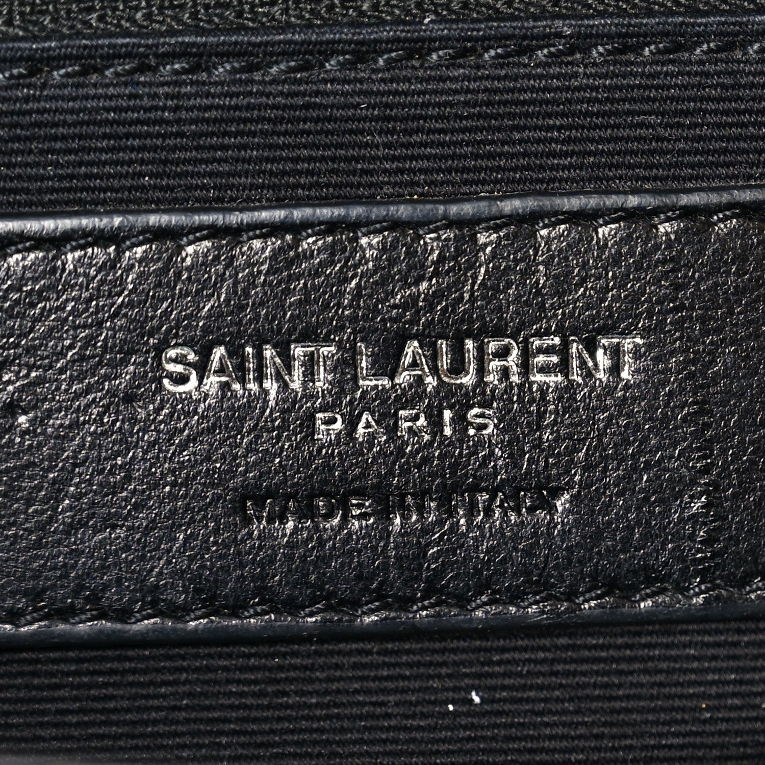 Saint Laurent Calfskin Y Quilted Monogram Small Loulou Bowling Bag Black 6 of 10