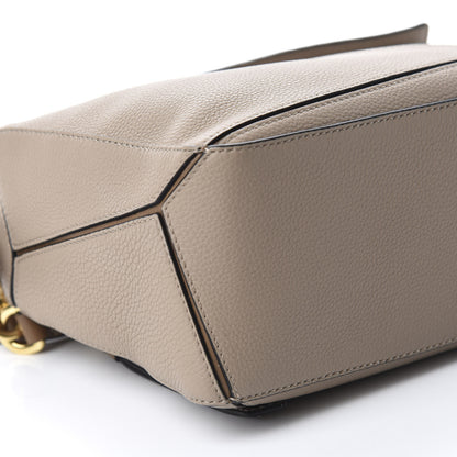 Loewe Grained Calfskin Small Puzzle Bag Sand Mink 6 of 10