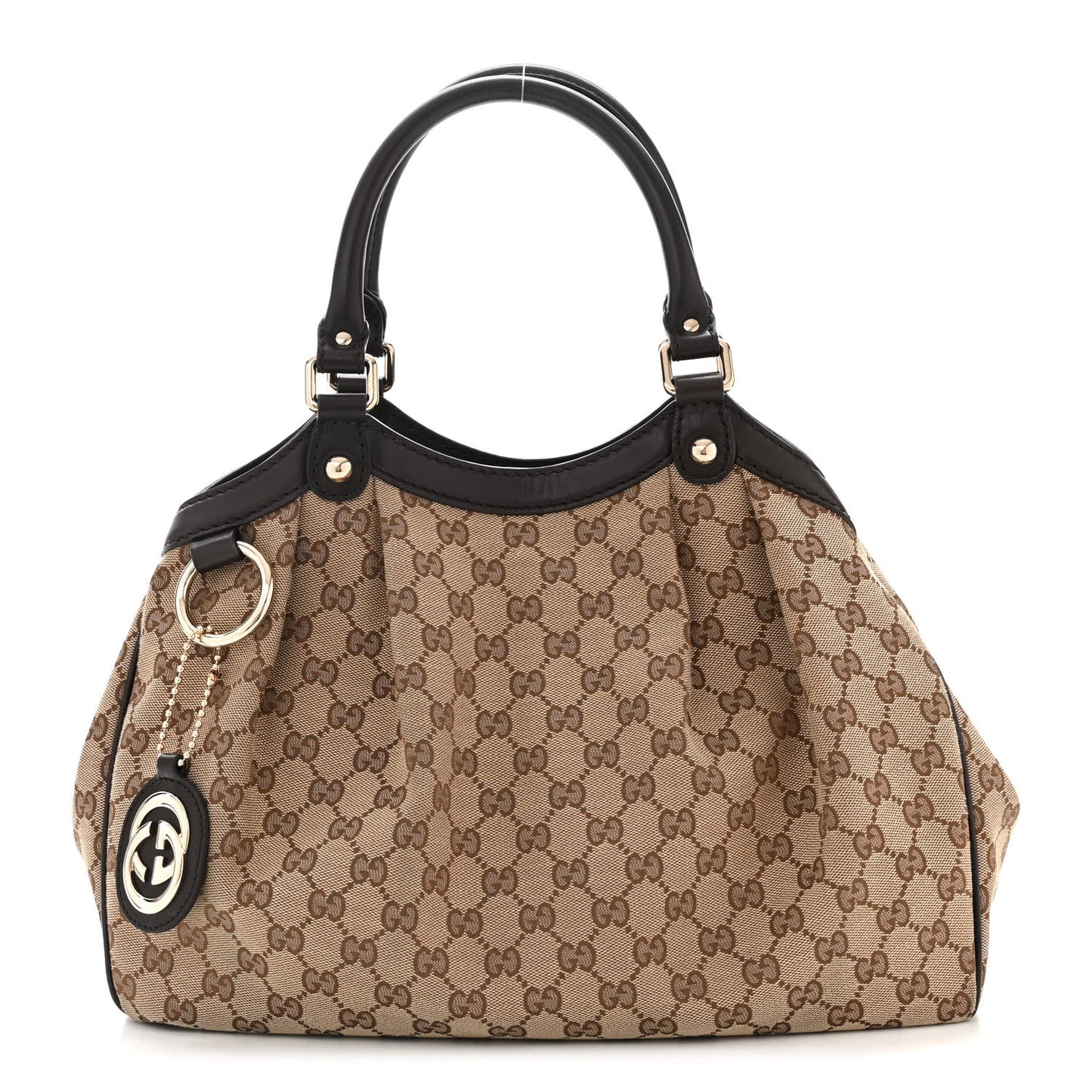 Monogram Medium Sukey Tote Dark Brown