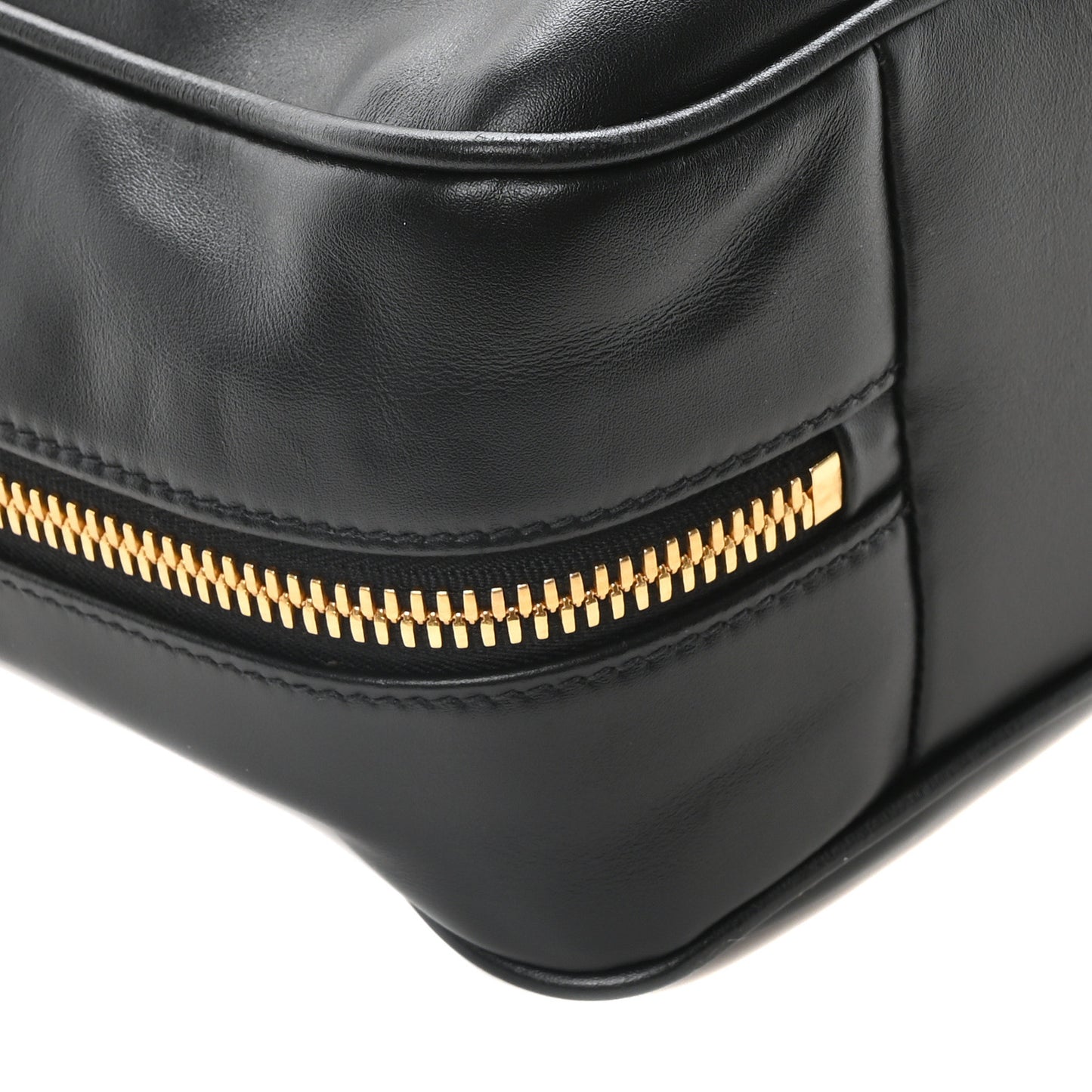 Soft Calf Softy Beau Top Handle Bag Black