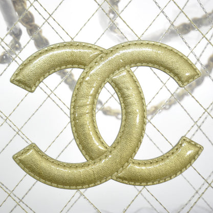 Chanel Vinyl Naked Large Beach Tote Gold 6 of 8
