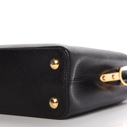 Louis Vuitton Taurillon Capucines BB Black 7 of 9