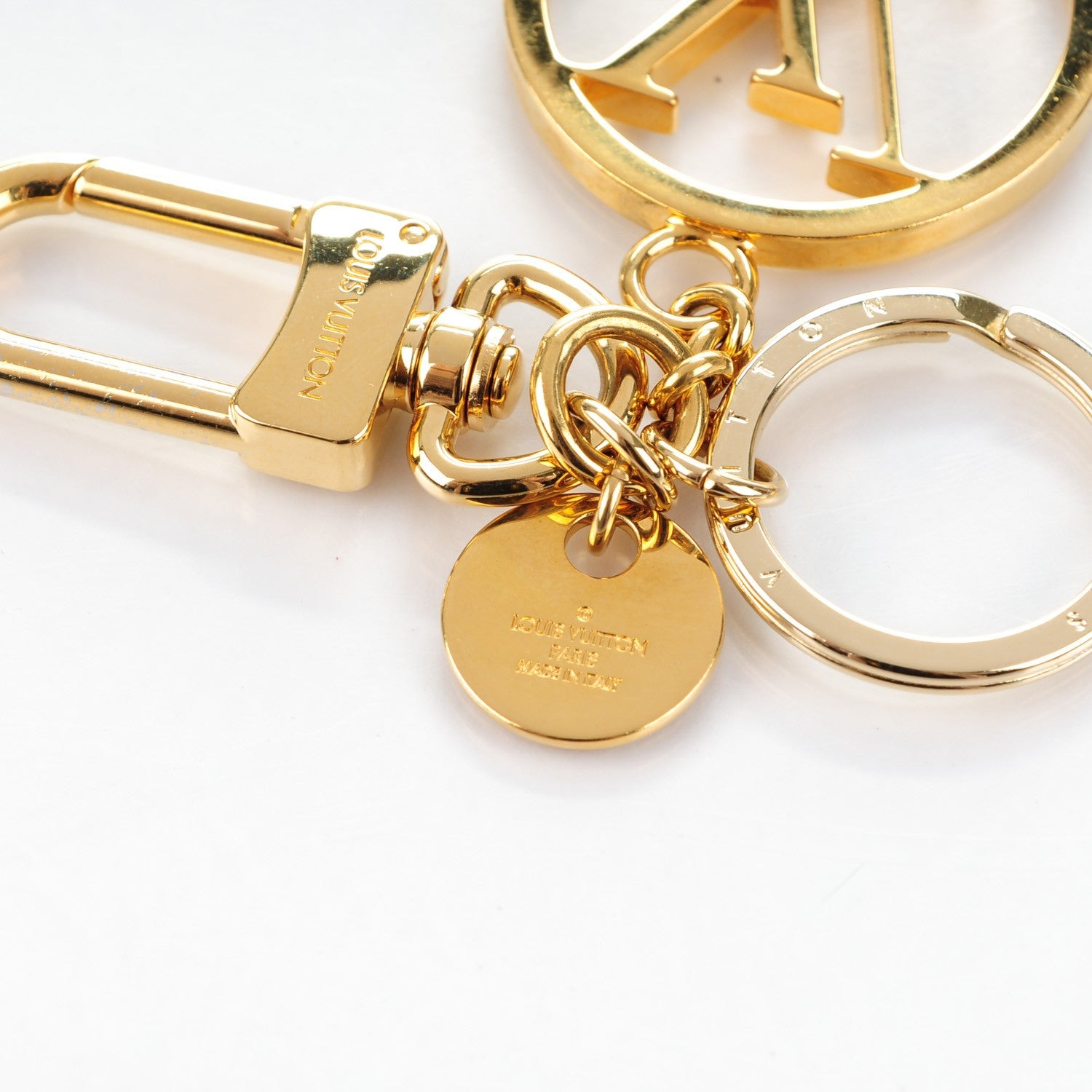 Louis Vuitton LV Circle Key Holder Gold 4 of 5