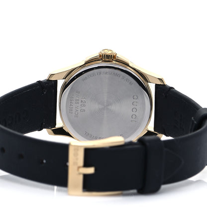 Gucci Stainless Steel Calfskin 27mm G-Timeless Diamante Quartz Watch 4 of 5