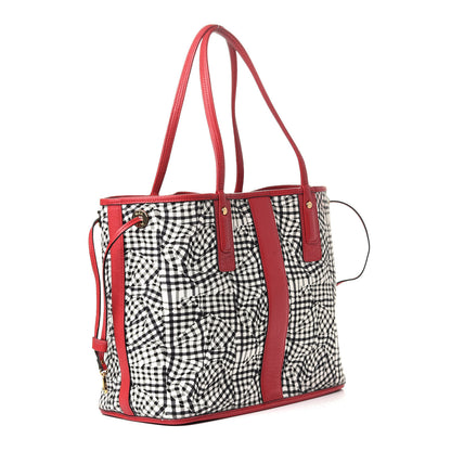 MCM Visetos Medium Liz Reversible Shopper Tote Ruby Red 7 of 16