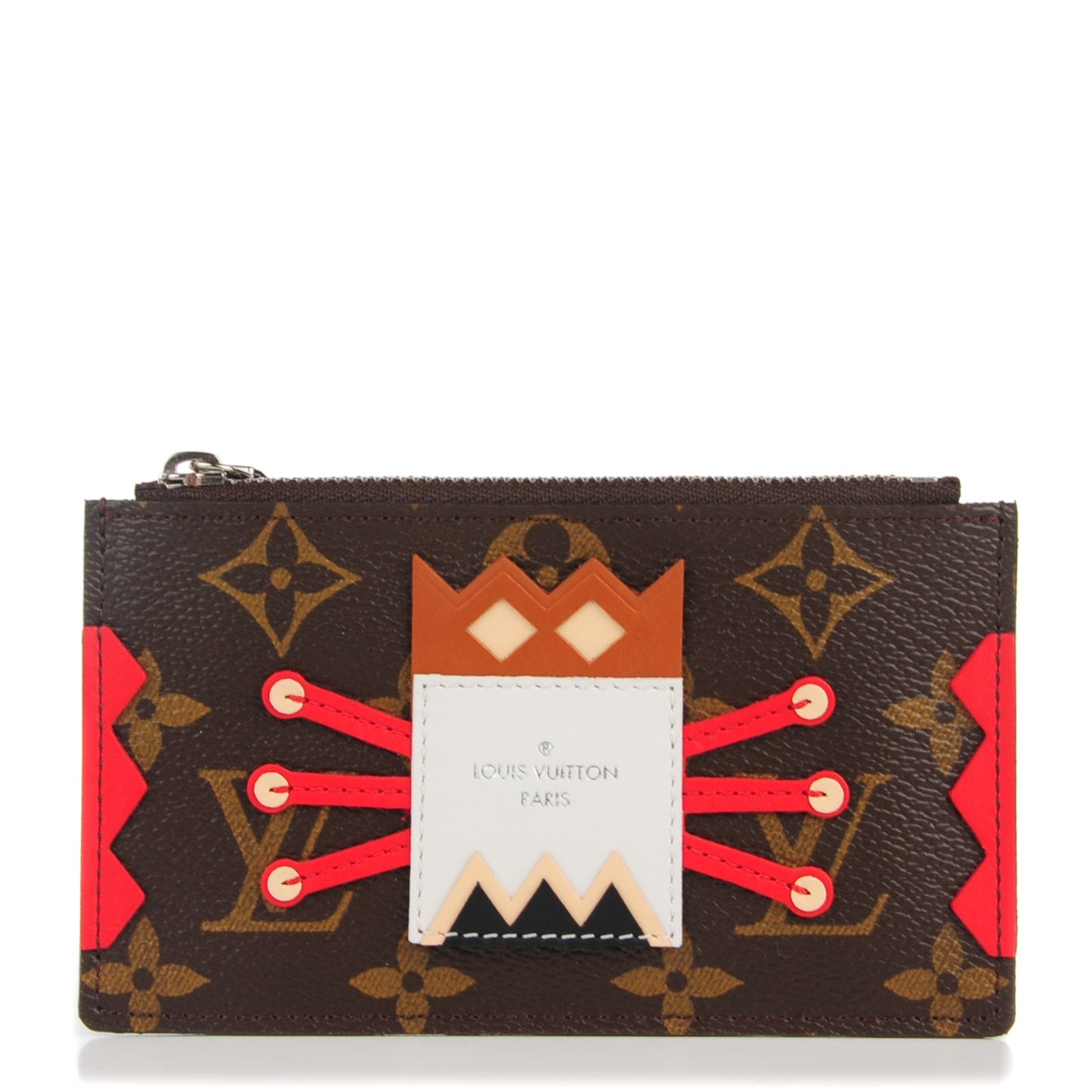 Monogram Tribal Key Pouch