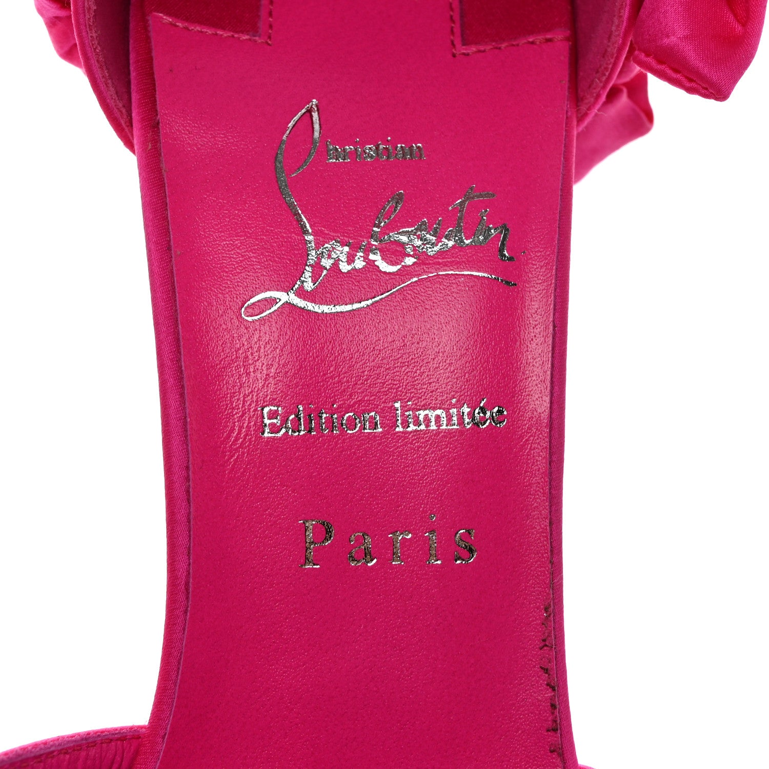 Christian Louboutin Satin Maria Frou Alta 160 Platform Pumps 38.5 Pink 6 of 8