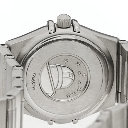 Omega Stainless Steel Diamond Bezel Blue Mother of Pearl 22mm Constellation Quartz Watch 1567.86 4 of 4