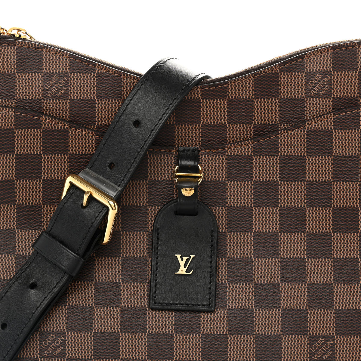 Louis Vuitton Damier Ebene Odeon MM Black 7 of 10