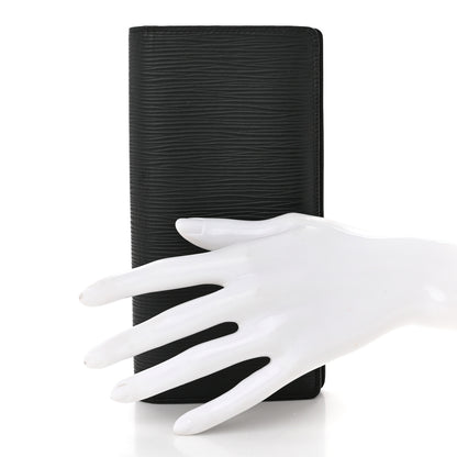 Louis Vuitton Epi Brazza Wallet Black 2 of 10