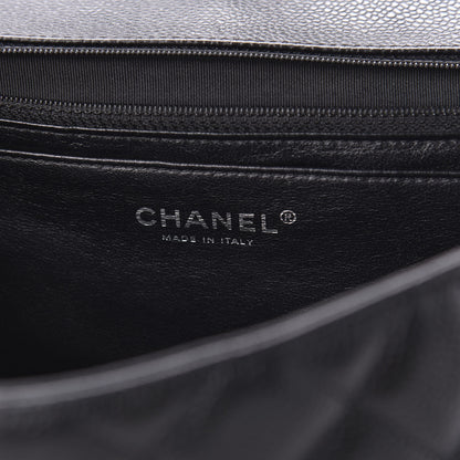 Chanel Caviar Quilted Jumbo Single Flap Black 8 of 11