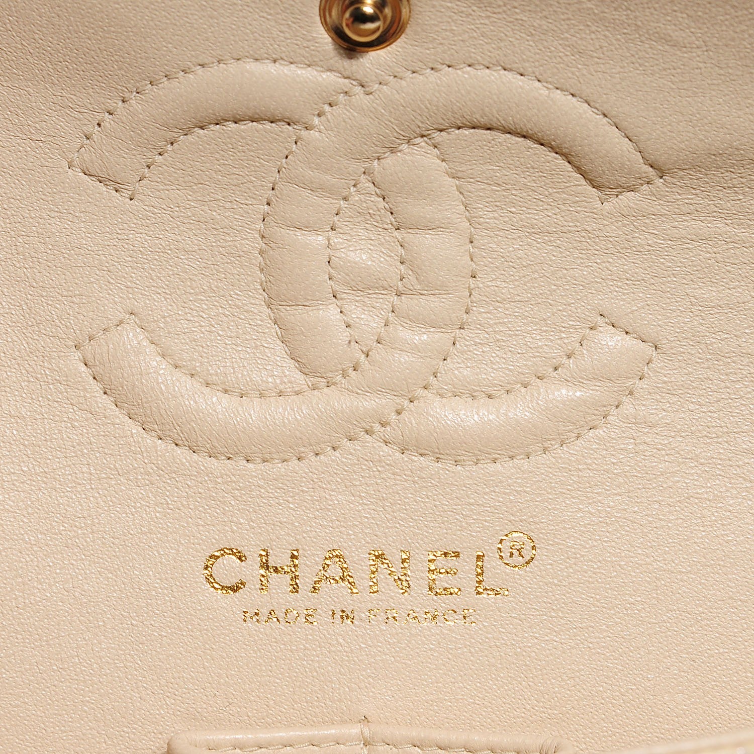 Chanel Caviar Quilted Small Double Flap Beige Clair 5 of 9
