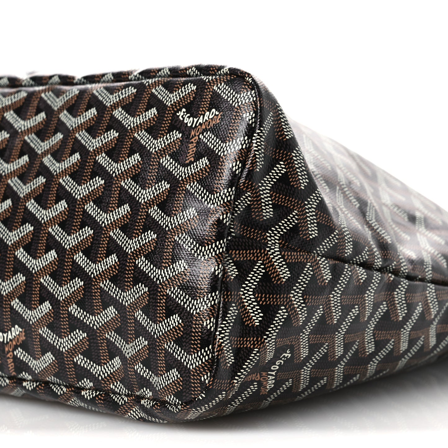 Goyardine Boheme Hobo Black Gold