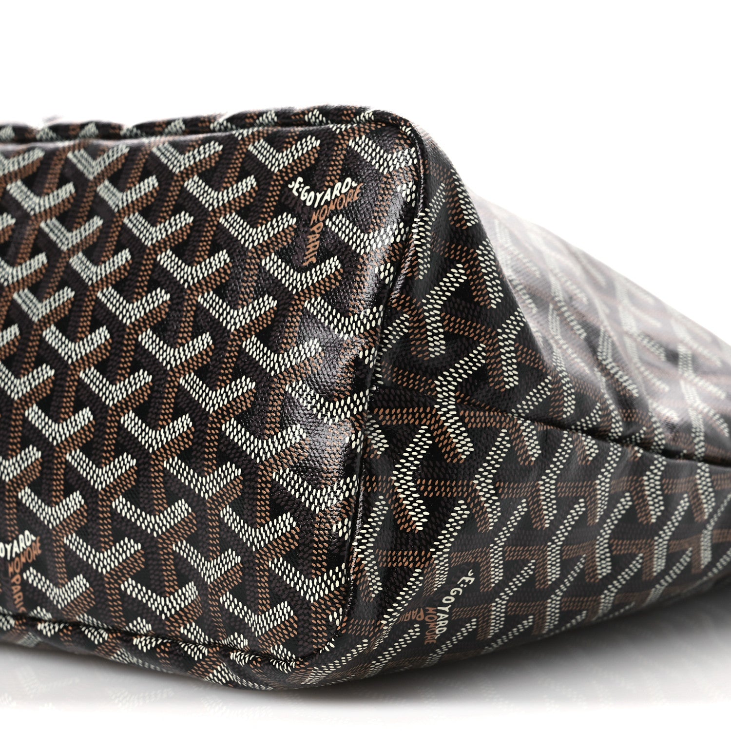 Goyard Goyardine Boheme Hobo Black Gold 11 of 12