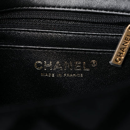 Chanel Velvet Quilted Mini Rectangular Flap Black 6 of 10