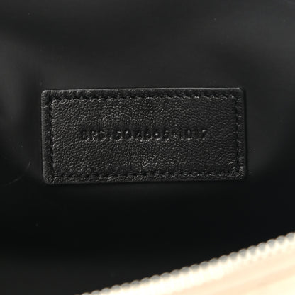 Saint Laurent Lambskin Matelasse Cosmetic Case Ivory 7 of 8