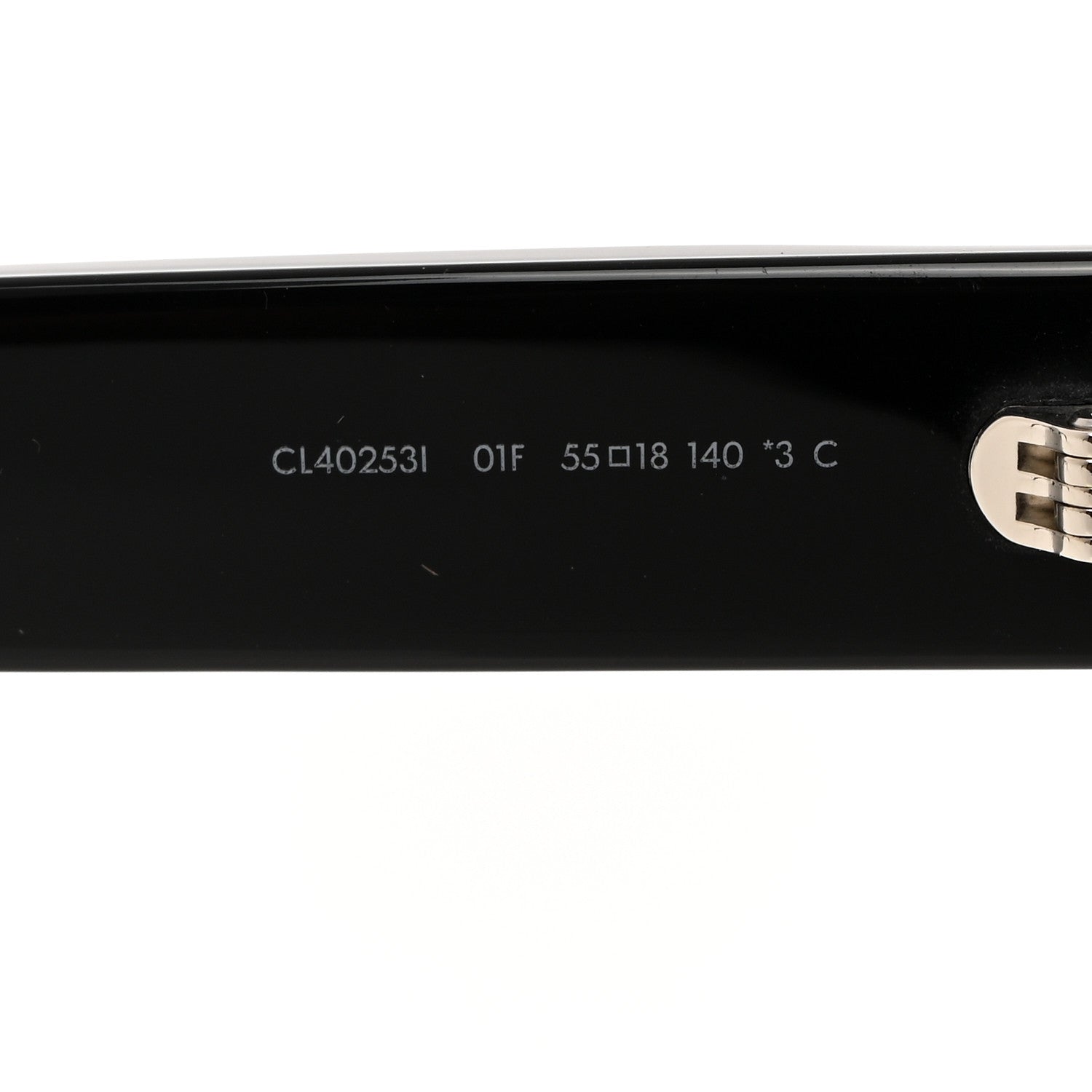 Celine Acetate Triomphe Sunglasses CL 40253I Black 5 of 7