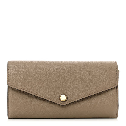 Louis Vuitton Empreinte Sarah Wallet NM Tourterelle 1 of 8