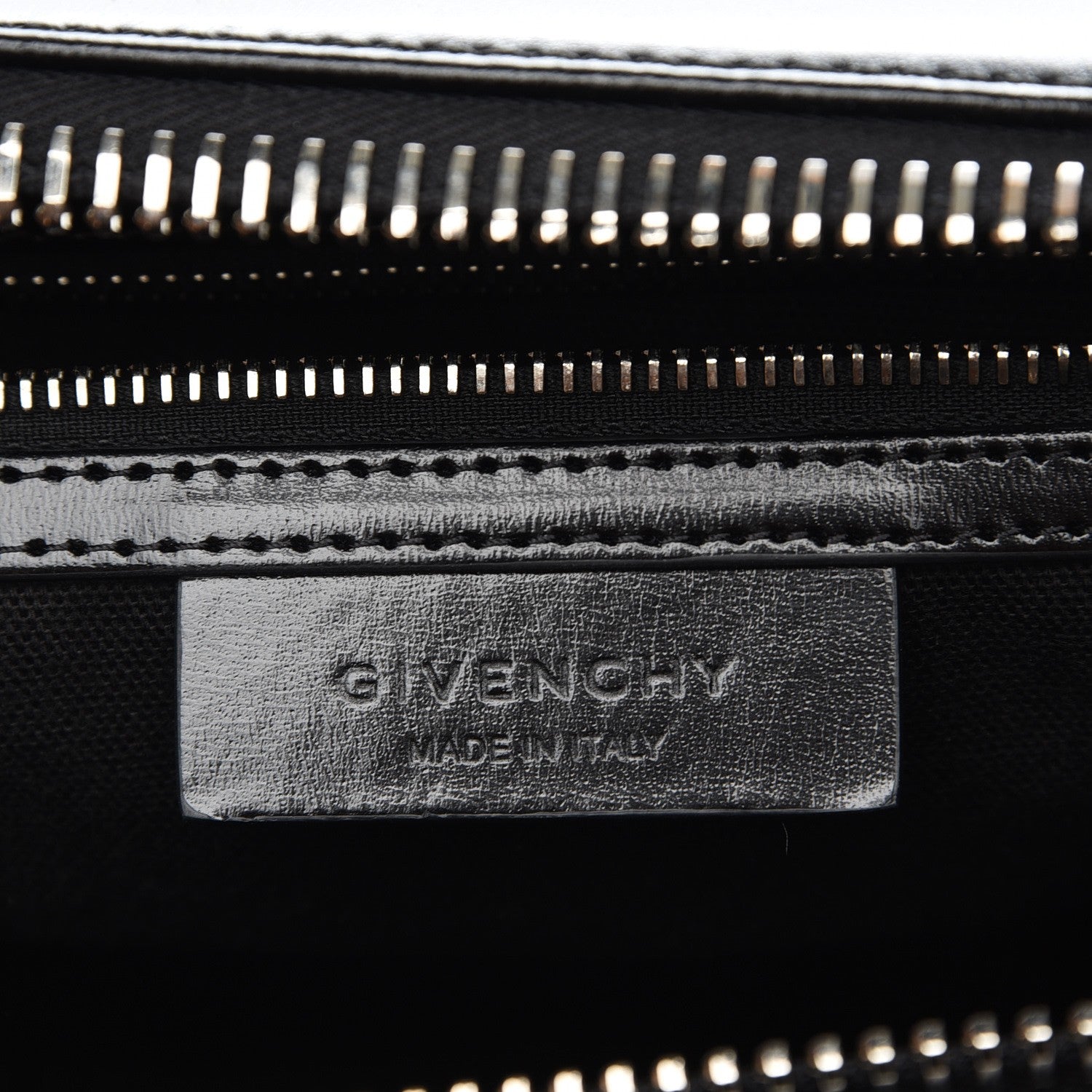Givenchy Shiny Lord Calfskin Medium Antigona Black 6 of 8