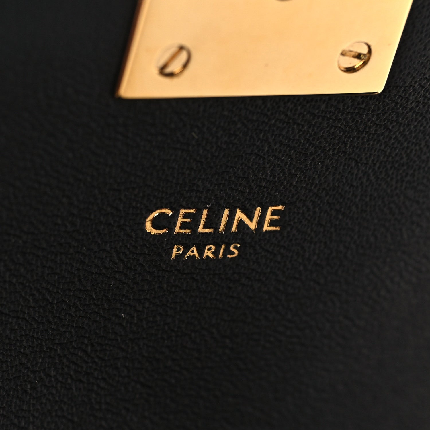 Celine Shiny Calfskin Medium C Bag Black 6 of 8
